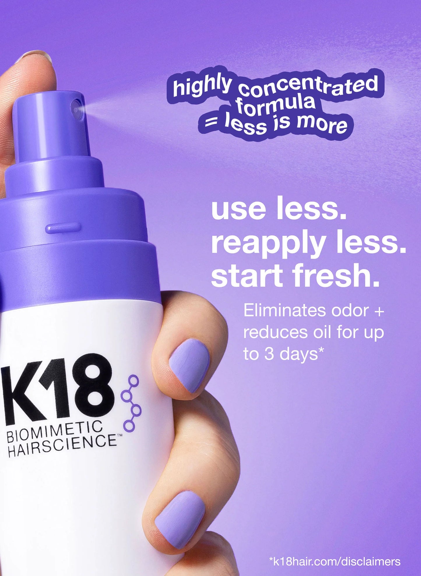 K18 AirWash™ Dry Shampoo