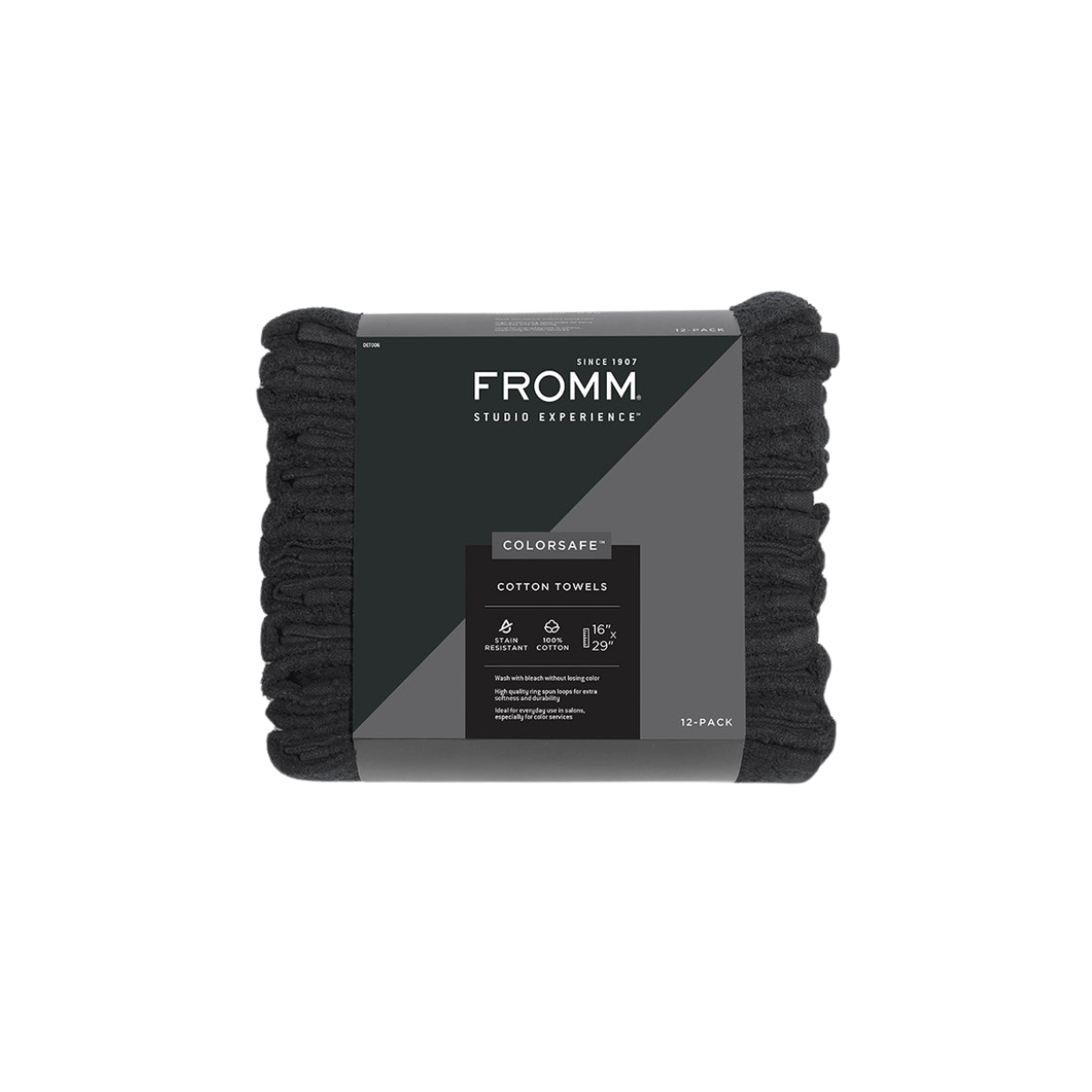 FROMM Colorsafe 100% Cotton Towels 12 Pack