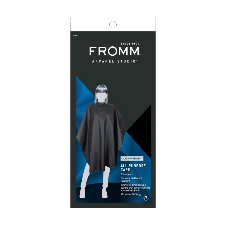 FROMM Essential Client All Purpose Salon Cape - Black