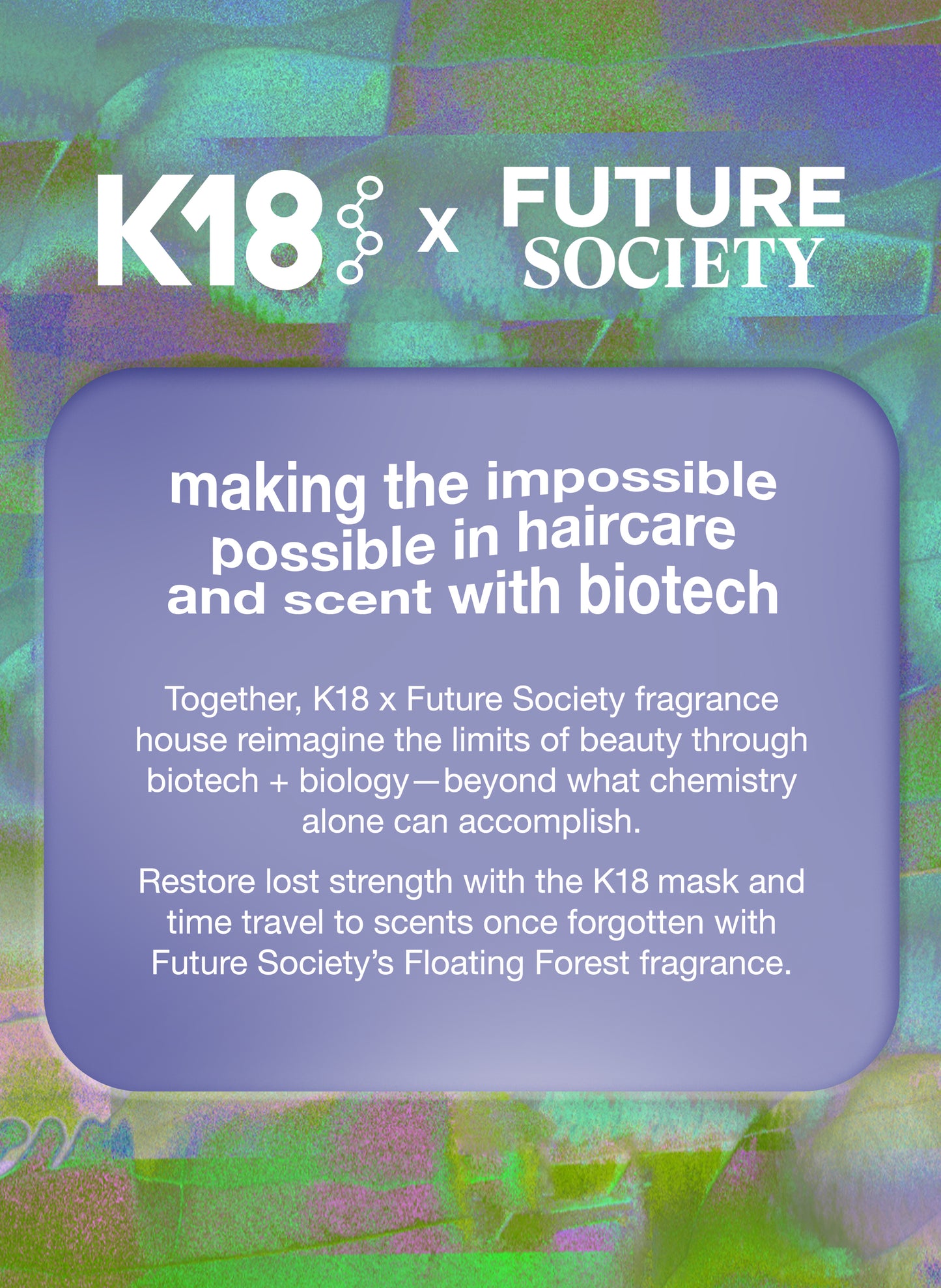 K18 x Future Society Leave-in Molecular Repair Hair Mask 50ml