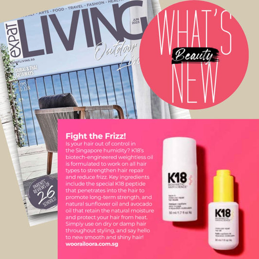 K18 x EXPAT LIVING: Fight the frizz with K18