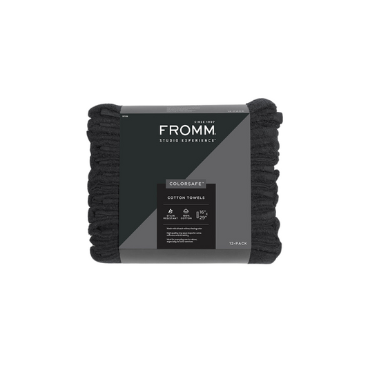 FROMM Colorsafe 100% Cotton Towels 12 Pack