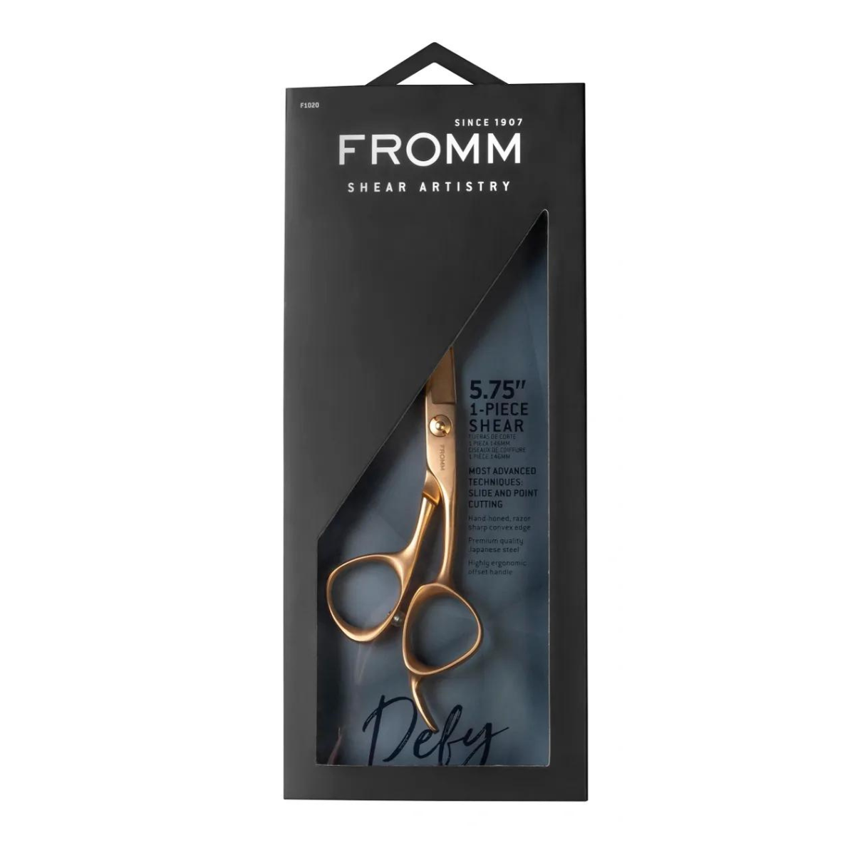 FROMM DEFY 5.75” 1 Piece Hair Cutting Shear