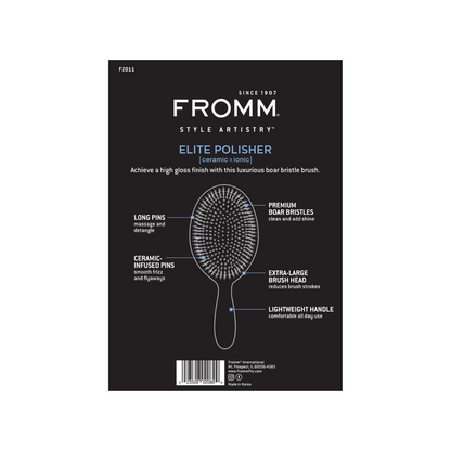 FROMM Elite Polisher Boar Bristle Brush