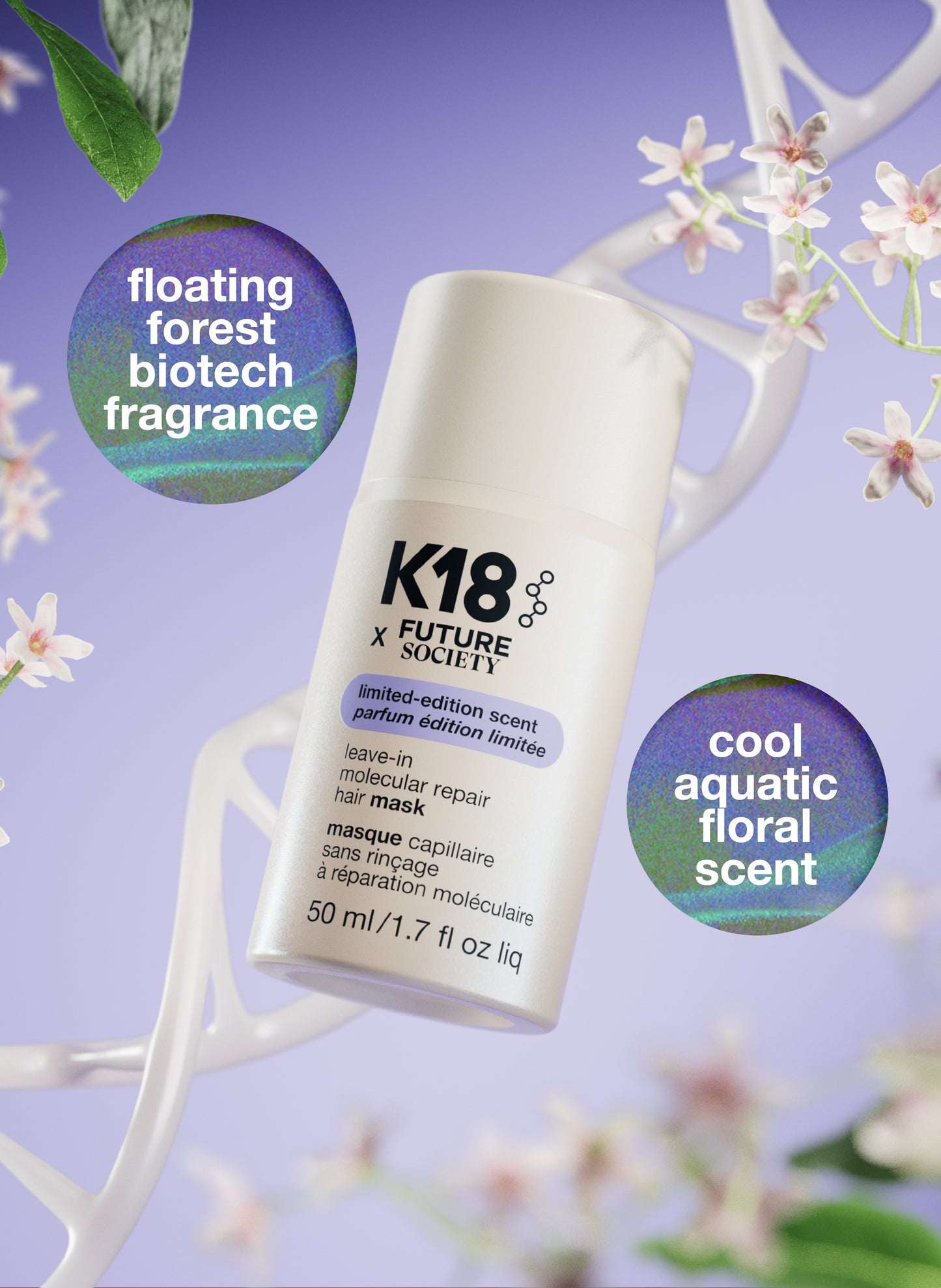 K18 x Future Society Leave-in Molecular Repair Hair Mask 50ml