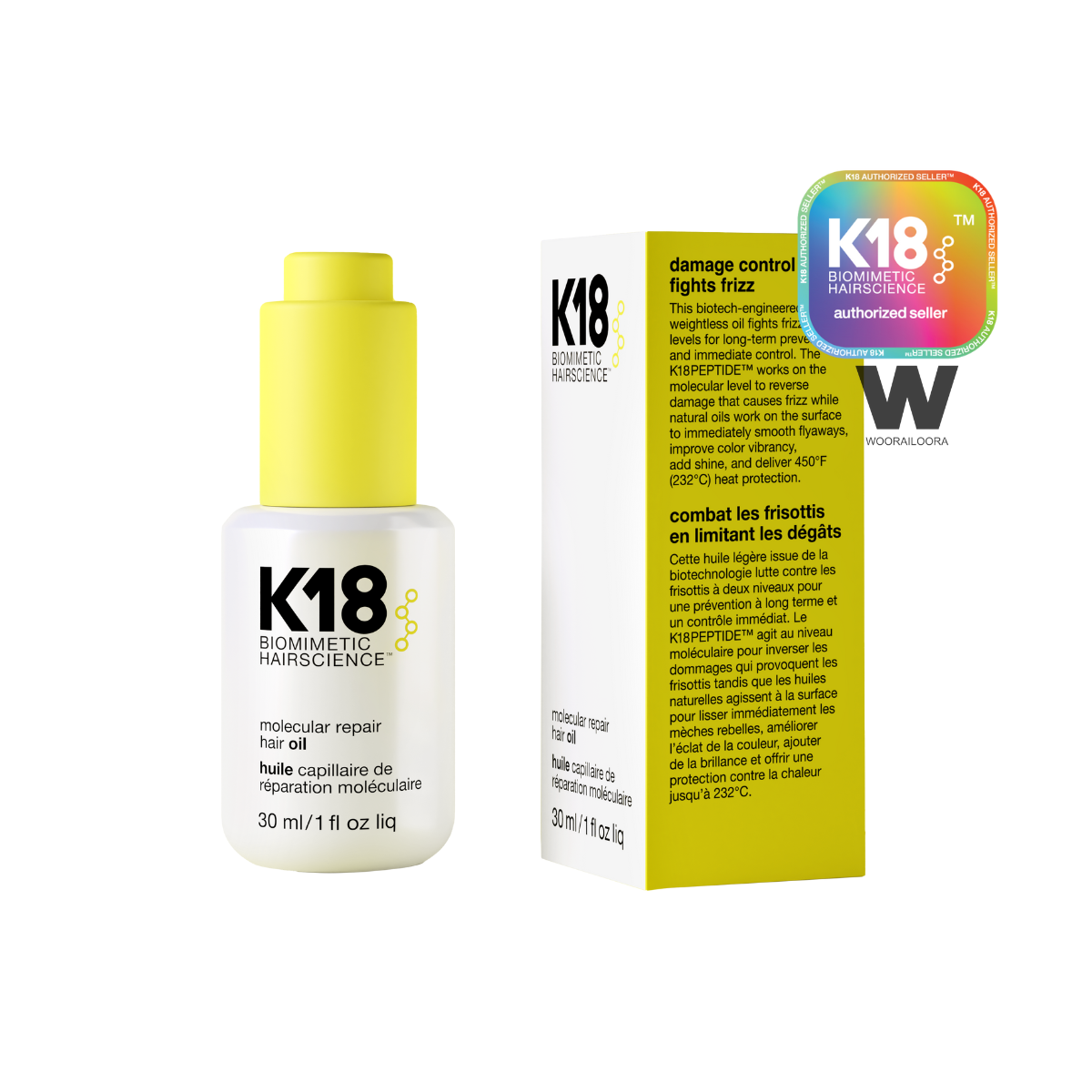 K18 Molecular Repair Hair Oil